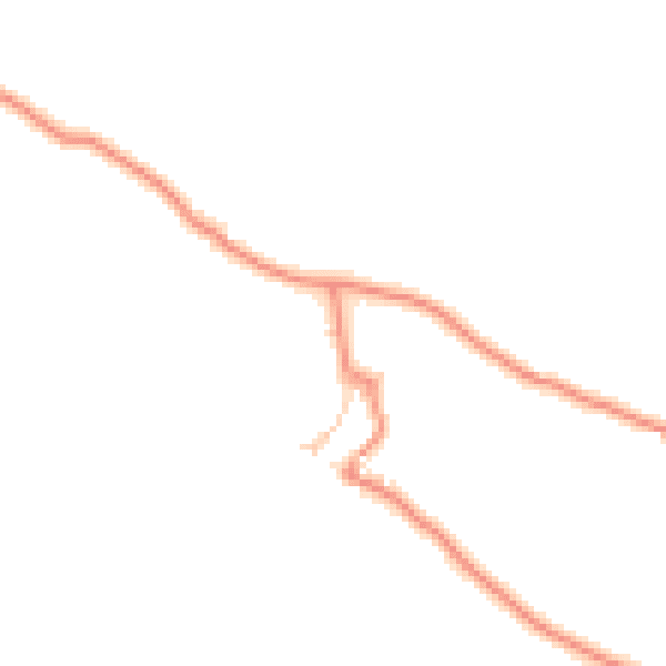Daytime road noise heatmap for BD23 5QB