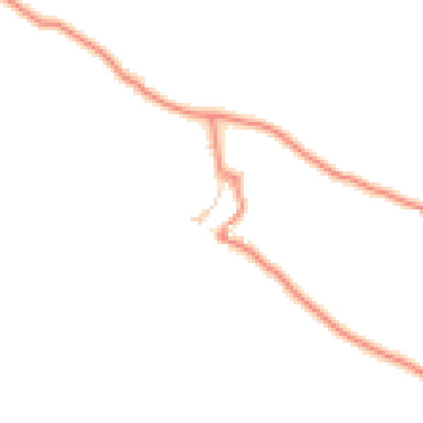 Daytime road noise heatmap for BD23 5QD