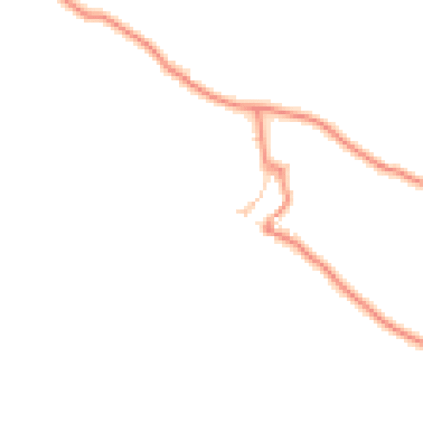 Daytime road noise heatmap for BD23 5QE