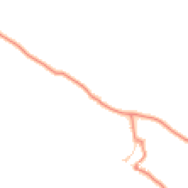 Daytime road noise heatmap for BD23 5QQ