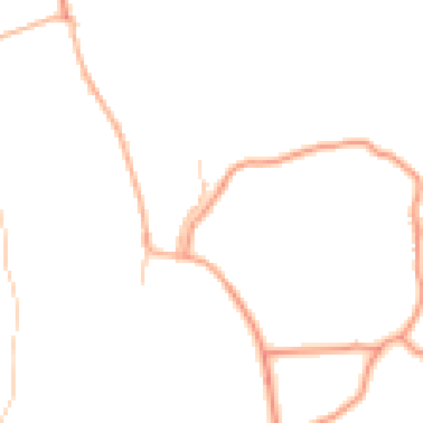 Daytime road noise heatmap for BD24 0EX