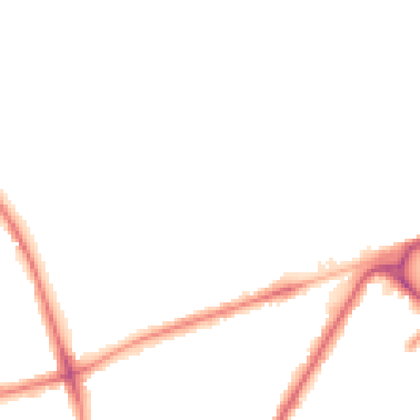 Night-time road noise heatmap for BD3 7HN