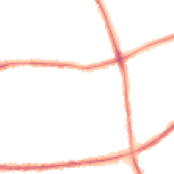 Night-time road noise heatmap for BD3 8AH