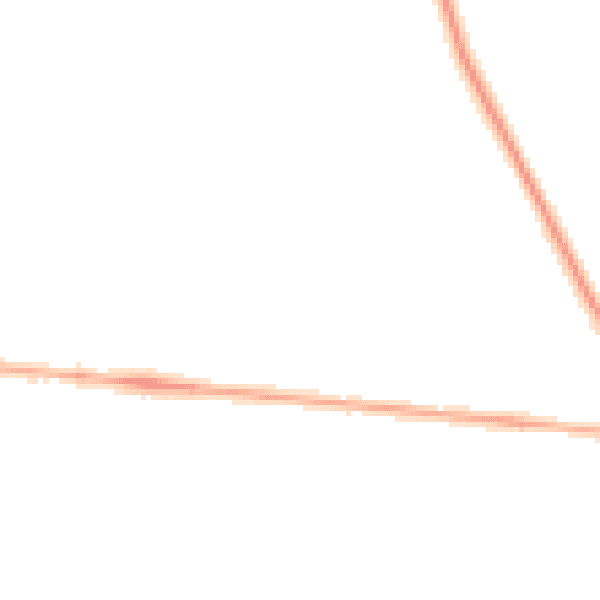 Night-time road noise heatmap for BD9 6LX