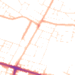 Daytime road noise heatmap for BH10 4DP