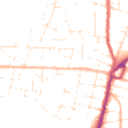 Daytime road noise heatmap for BH10 4FP