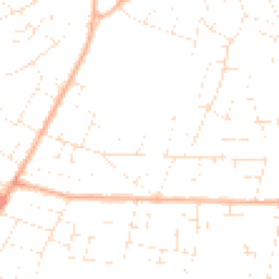 Daytime road noise heatmap for BH10 5DU