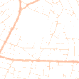 Daytime road noise heatmap for BH10 5EG