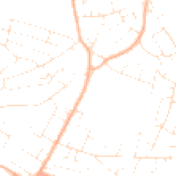 Daytime road noise heatmap for BH10 5EP