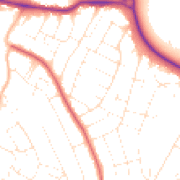Daytime road noise heatmap for BH10 6DY
