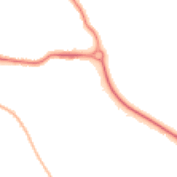 Night-time road noise heatmap for BH10 6EA