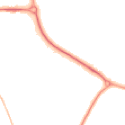 Night-time road noise heatmap for BH10 6JU