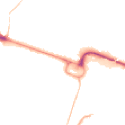 Night-time road noise heatmap for BH12 1AA