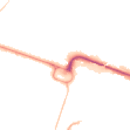 Night-time road noise heatmap for BH12 1AJ