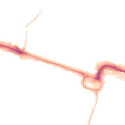 Night-time road noise heatmap for BH12 1AR
