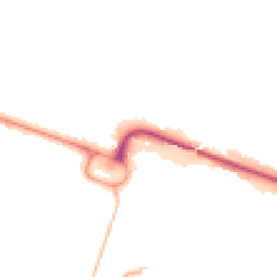 Night-time road noise heatmap for BH12 1BB