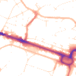 Daytime road noise heatmap for BH12 1BG