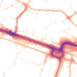 Daytime road noise heatmap for BH12 1BL