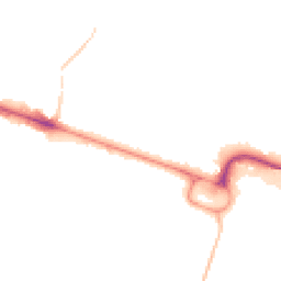 Night-time road noise heatmap for BH12 1BL