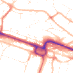 Daytime road noise heatmap for BH12 1BZ