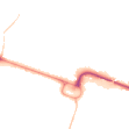 Night-time road noise heatmap for BH12 1BZ