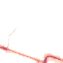 Night-time road noise heatmap for BH12 1EB