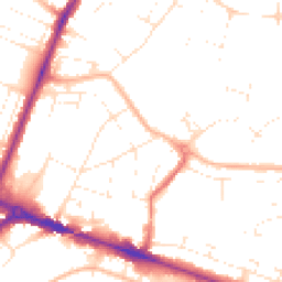 Daytime road noise heatmap for BH12 1HB