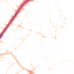 Daytime road noise heatmap for BH12 1PL