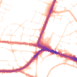 Daytime road noise heatmap for BH12 2AA
