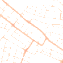 Daytime road noise heatmap for BH12 2HP