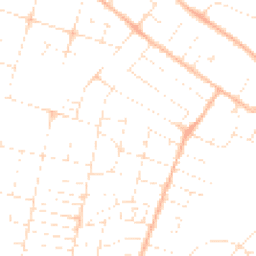 Daytime road noise heatmap for BH12 2JS