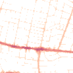 Daytime road noise heatmap for BH12 2LZ