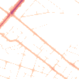 Daytime road noise heatmap for BH12 3AY