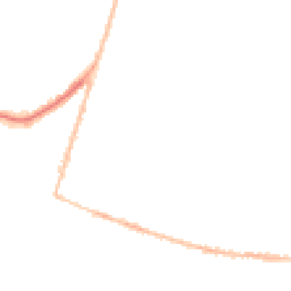 Night-time road noise heatmap for BH12 3BW
