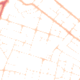 Daytime road noise heatmap for BH12 3HH