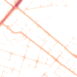 Daytime road noise heatmap for BH12 3PL