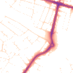 Daytime road noise heatmap for BH12 4BL