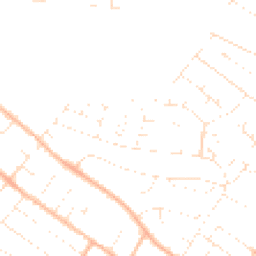 Daytime road noise heatmap for BH12 4EX