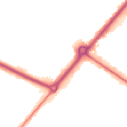 Night-time road noise heatmap for BH12 4PG