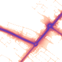 Daytime road noise heatmap for BH12 4PH