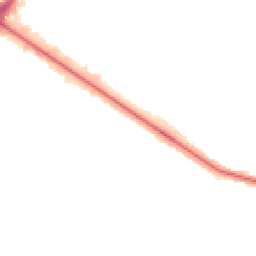 Night-time road noise heatmap for BH12 5AL