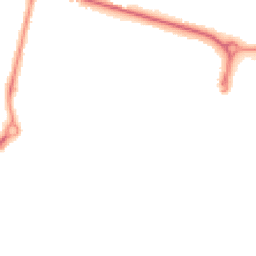 Night-time road noise heatmap for BH12 5ER