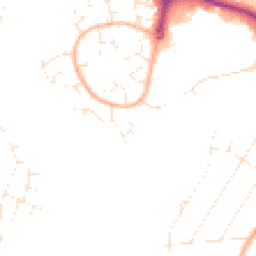 Daytime road noise heatmap for BH12 5HT