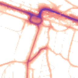Daytime road noise heatmap for BH13 6AA