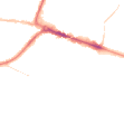 Night-time road noise heatmap for BH13 6AR