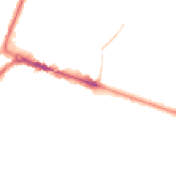 Night-time road noise heatmap for BH13 6AW