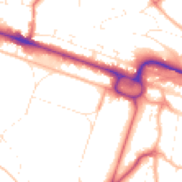 Daytime road noise heatmap for BH13 6BG