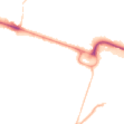 Night-time road noise heatmap for BH13 6BG