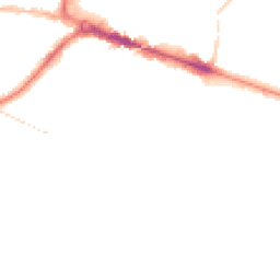 Night-time road noise heatmap for BH13 6BW