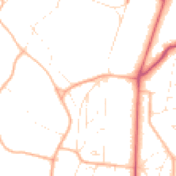 Daytime road noise heatmap for BH13 6DD